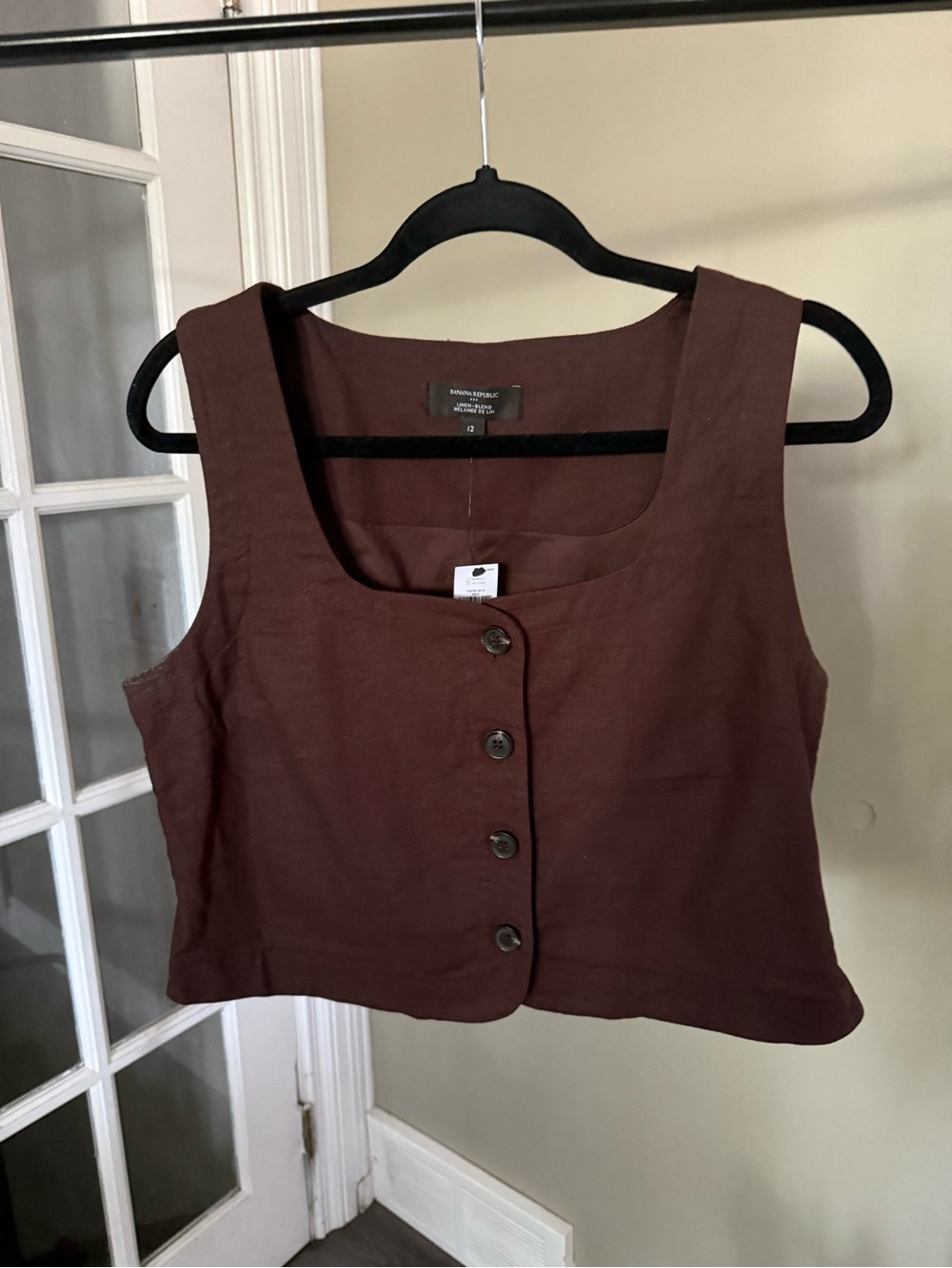 NWT Banana Republic Linen Vest (12)